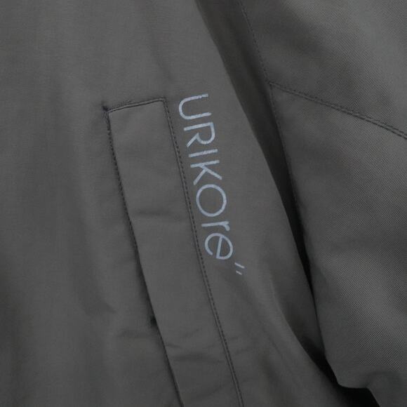 Heavyweight Snow Winter Jacket Mens Grey XL Hooded Down Filled Feather Urikore - Picture 8 of 12